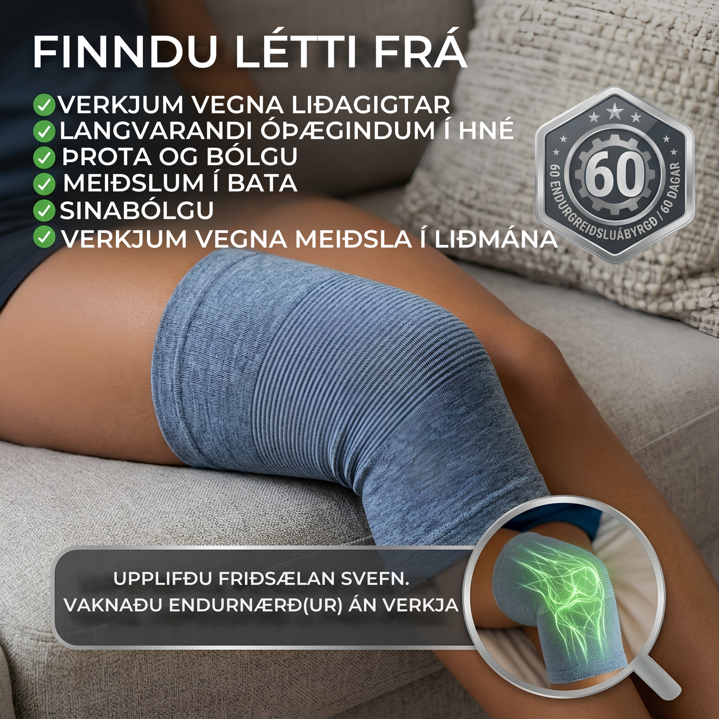 Norvae™ - Sérlega mjúk hnéhlíf