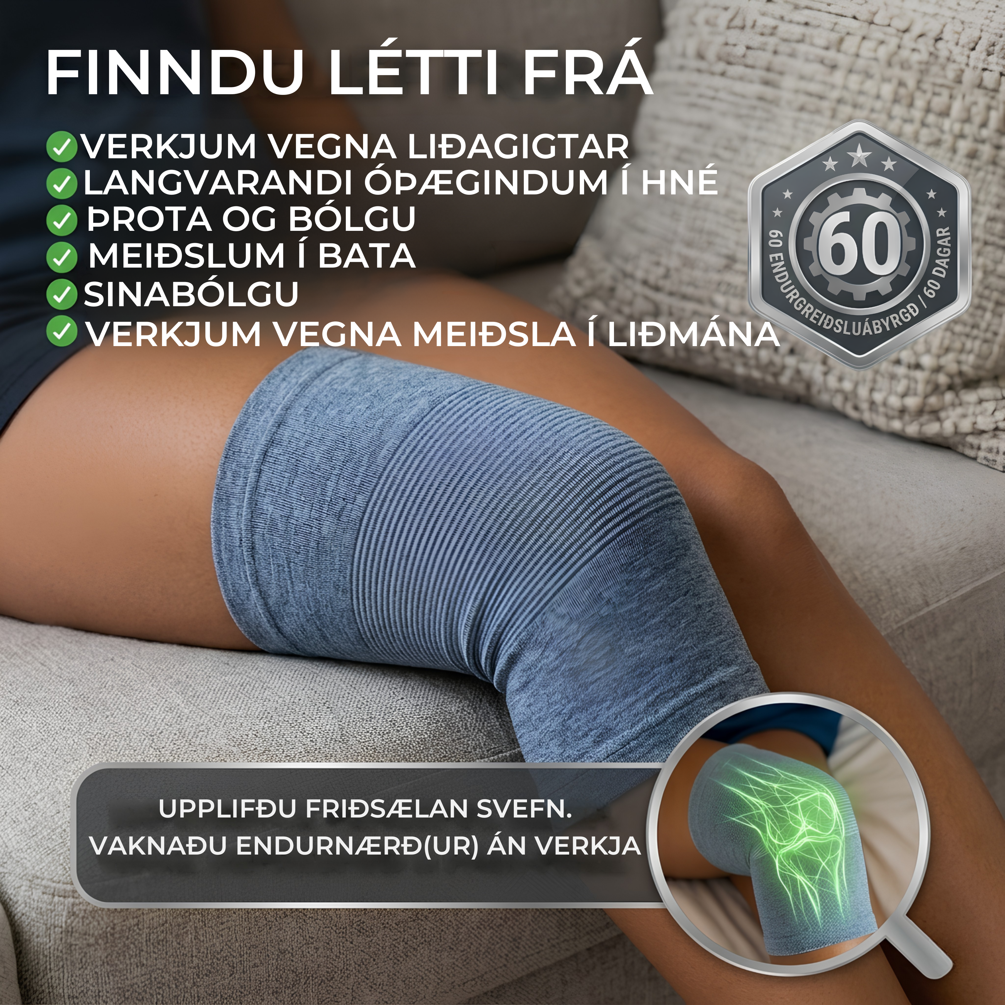 Norvae™ - Sérlega mjúk hnéhlíf