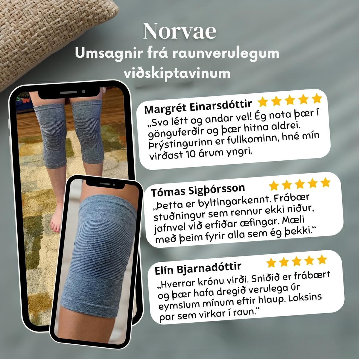 Norvae™ - Sérlega mjúk hnéhlíf